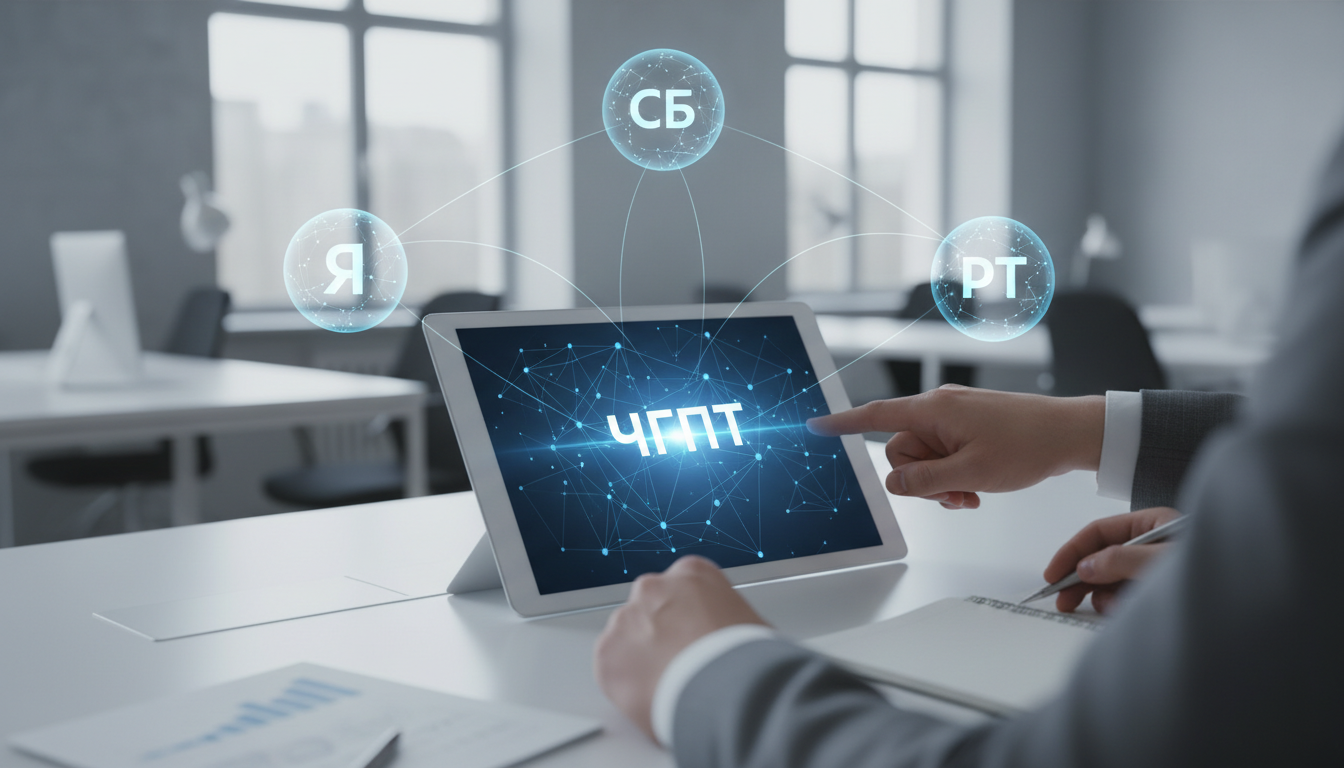 обложка для статьи про Российские аналоги ChatGPT: обзор, сравнение и перспективы