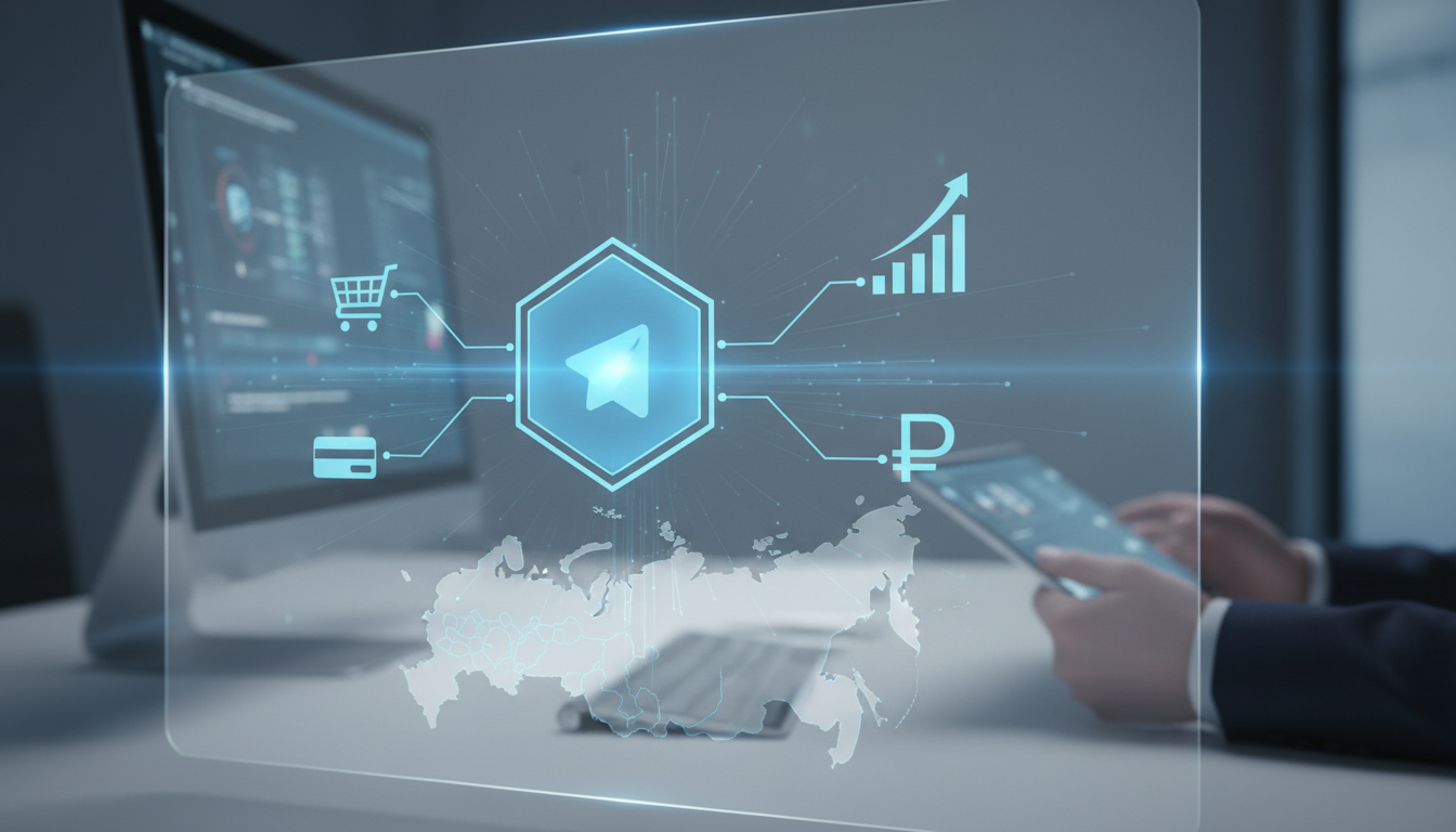 обложка для статьи про Бот для продаж Telegram: трансформируйте бизнес в России