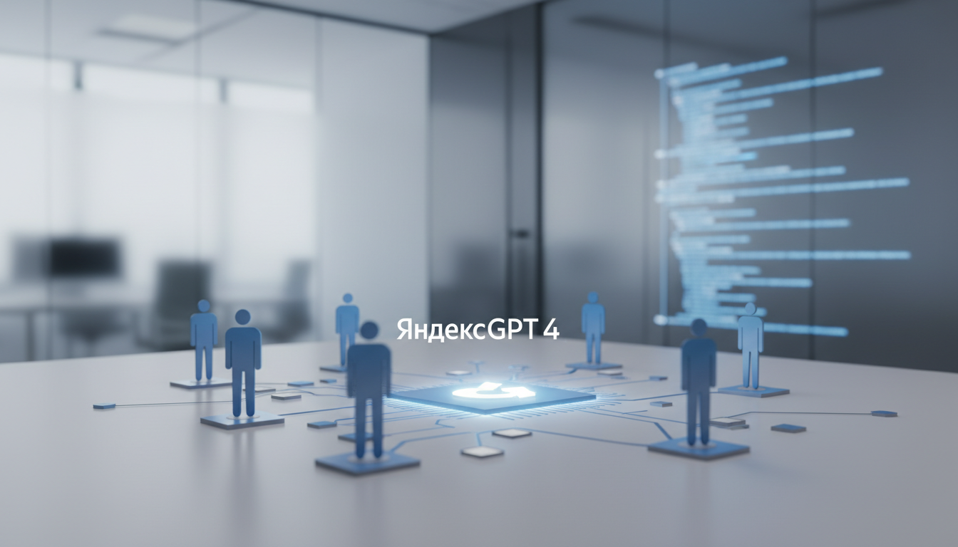 обложка для статьи про YandexGPT 4 клиенты: полная автоматизация клиентского сервиса