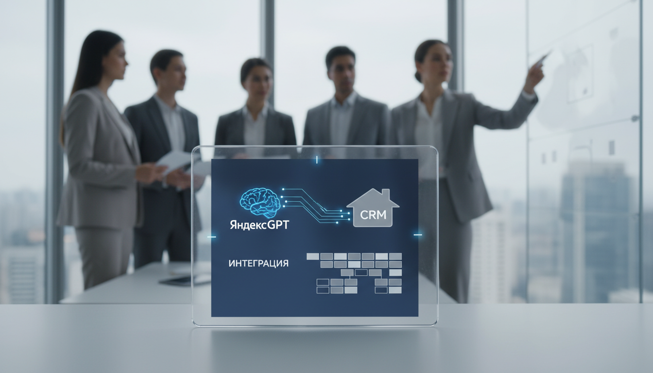 обложка для статьи про Интеграция YandexGPT CRM: Революция в Обслуживании Клиентов