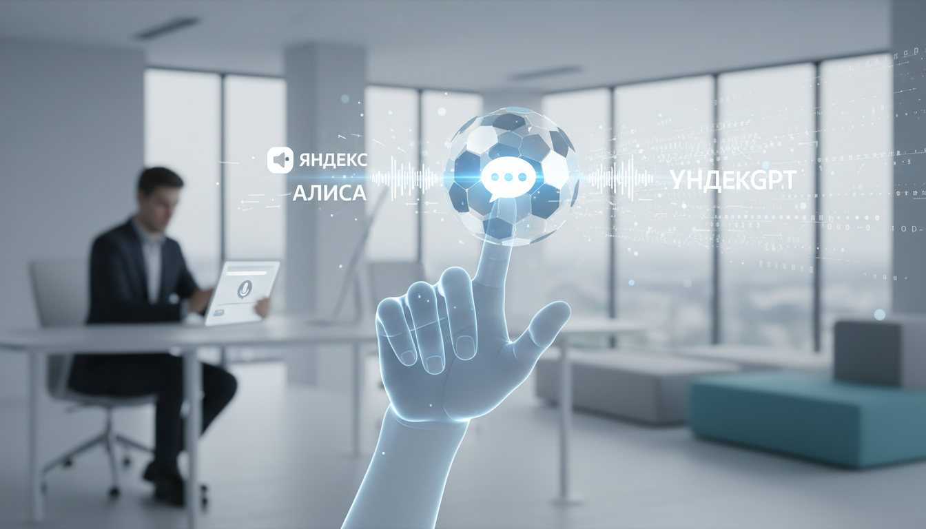 обложка для статьи про Голосовые команды YandexGPT: Управляйте чат-ботом Алисы голосом с легкостью!