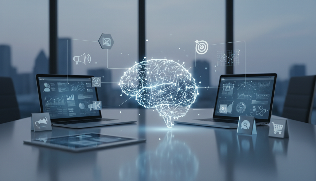 обложка для статьи про Лучшие нейросети для маркетинга: незаменимые ИИ-инструменты