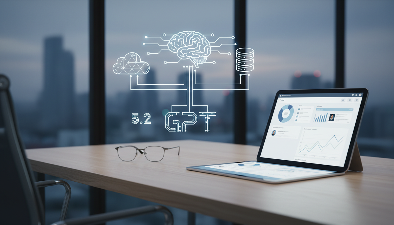 обложка для статьи про ChatGPT 5.2 и CRM: Революция для малого бизнеса в России