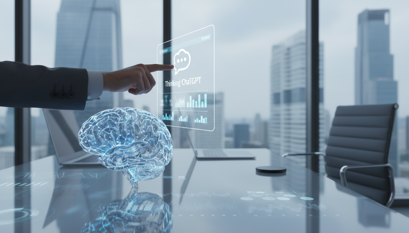 обложка для статьи про Режим Thinking ChatGPT: Полное руководство по активации и использованию