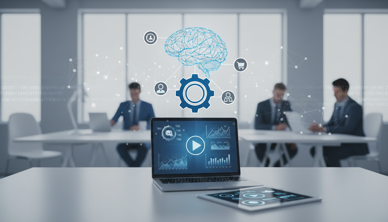 обложка для статьи про 10+ бесплатных AI-инструментов для малого бизнеса в 2024 году