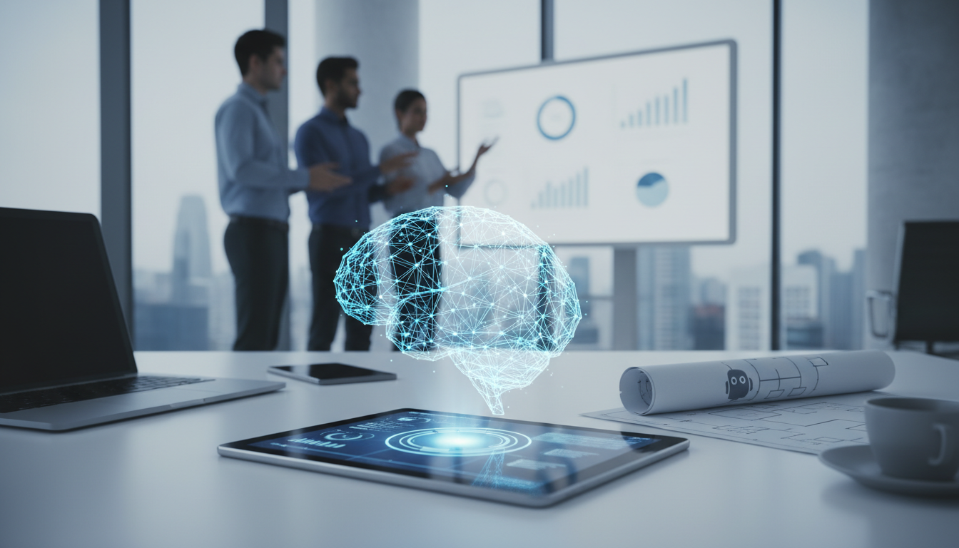 обложка для статьи про Как создать ИИ агента: Полное руководство для малого бизнеса