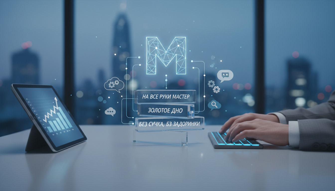 обложка для статьи про MashaGPT маркетинговые стратегии: Идиомы в рекламе