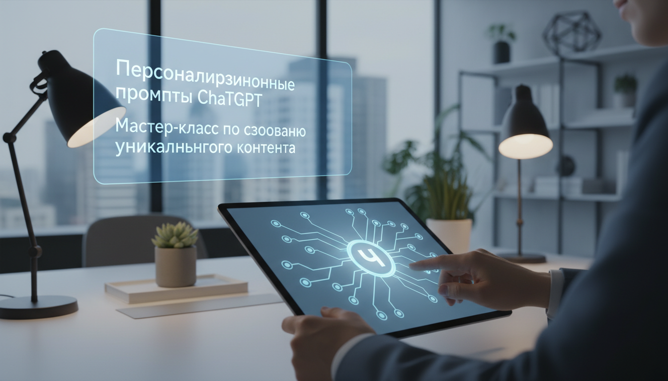 обложка для статьи про Персонализированные промпты ChatGPT: Мастер-класс по созданию уникального контента