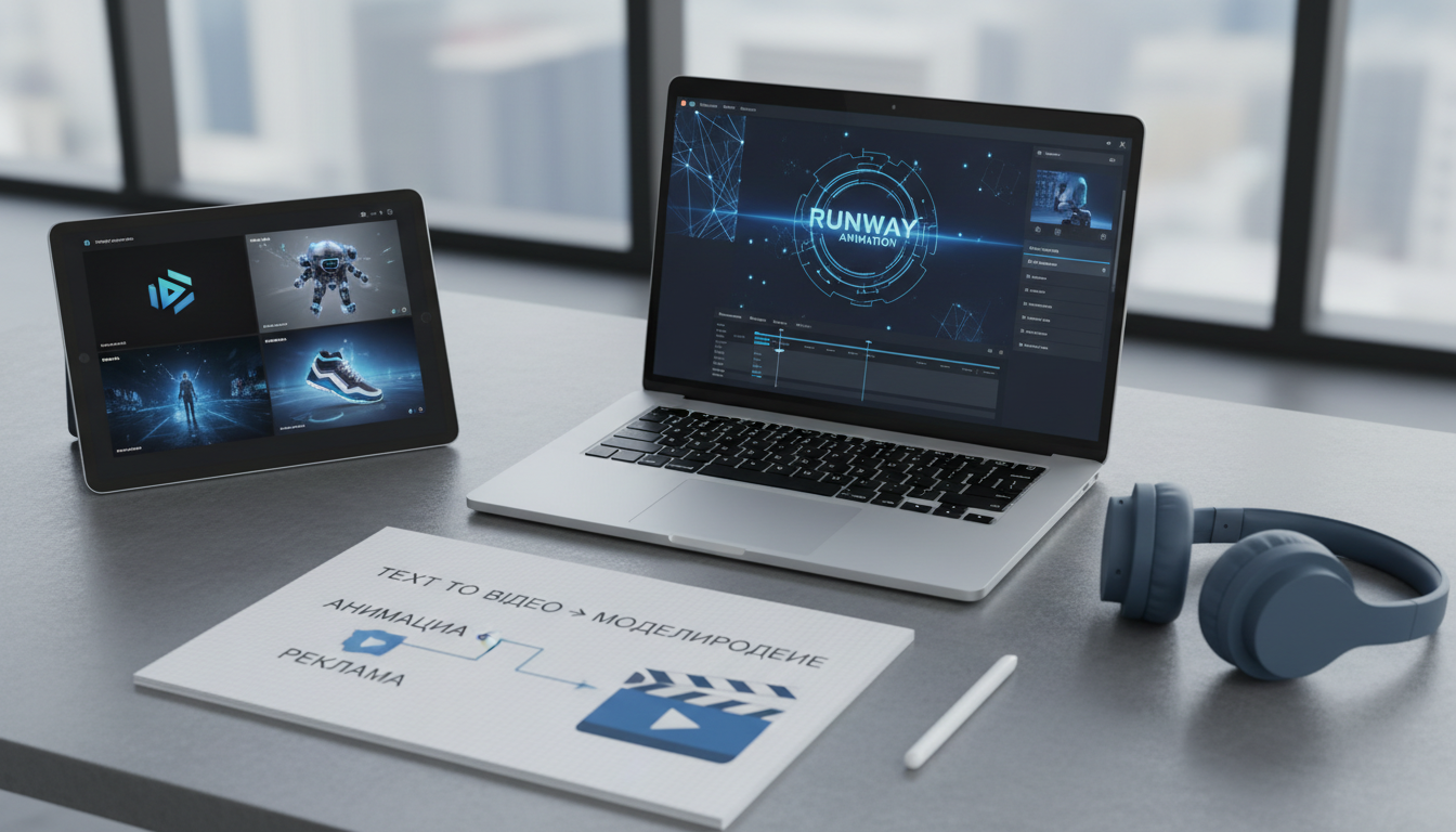 обложка для статьи про Руководство по Runway анимации: От Text to Video до рекламы