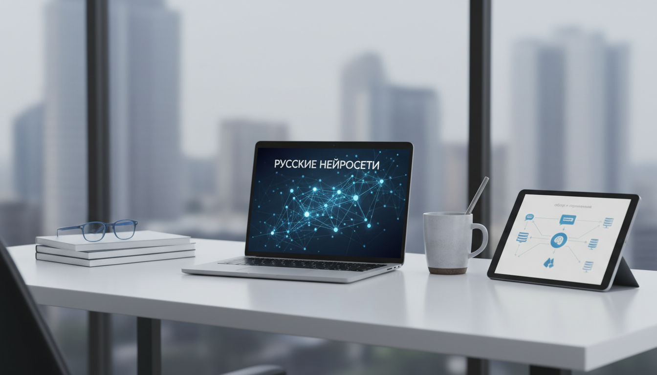 обложка для статьи про Русские нейросети для текста: обзор и применение
