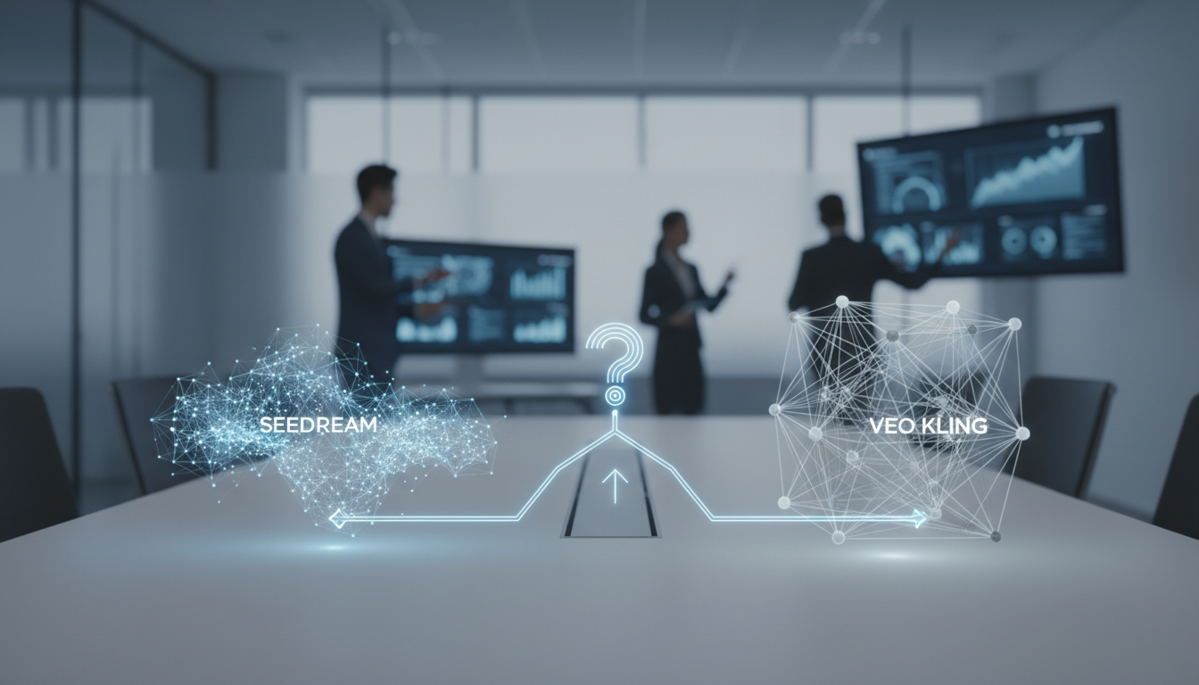 обложка для статьи про Сравнение Seedream Veo Kling: Какая нейросеть лучше в 2026?