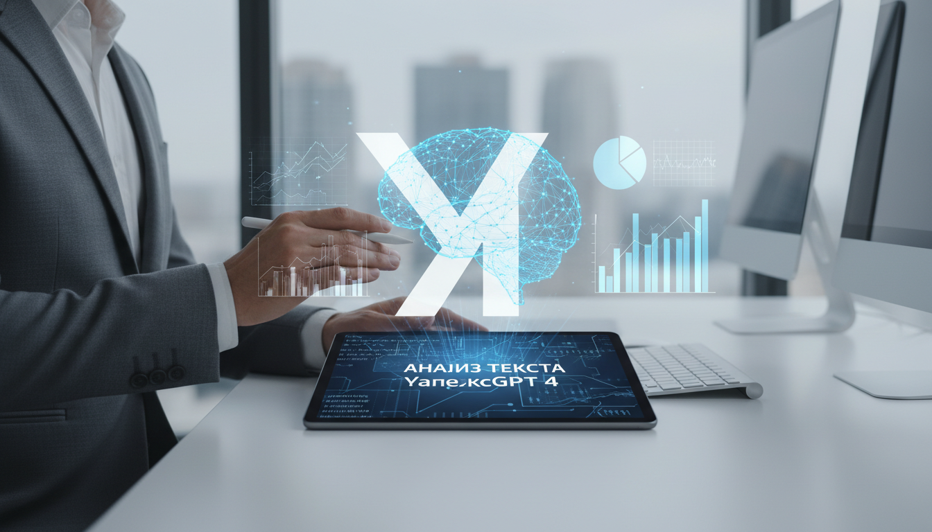 обложка для статьи про Анализ текста YandexGPT 4: Руководство для новичков и профи