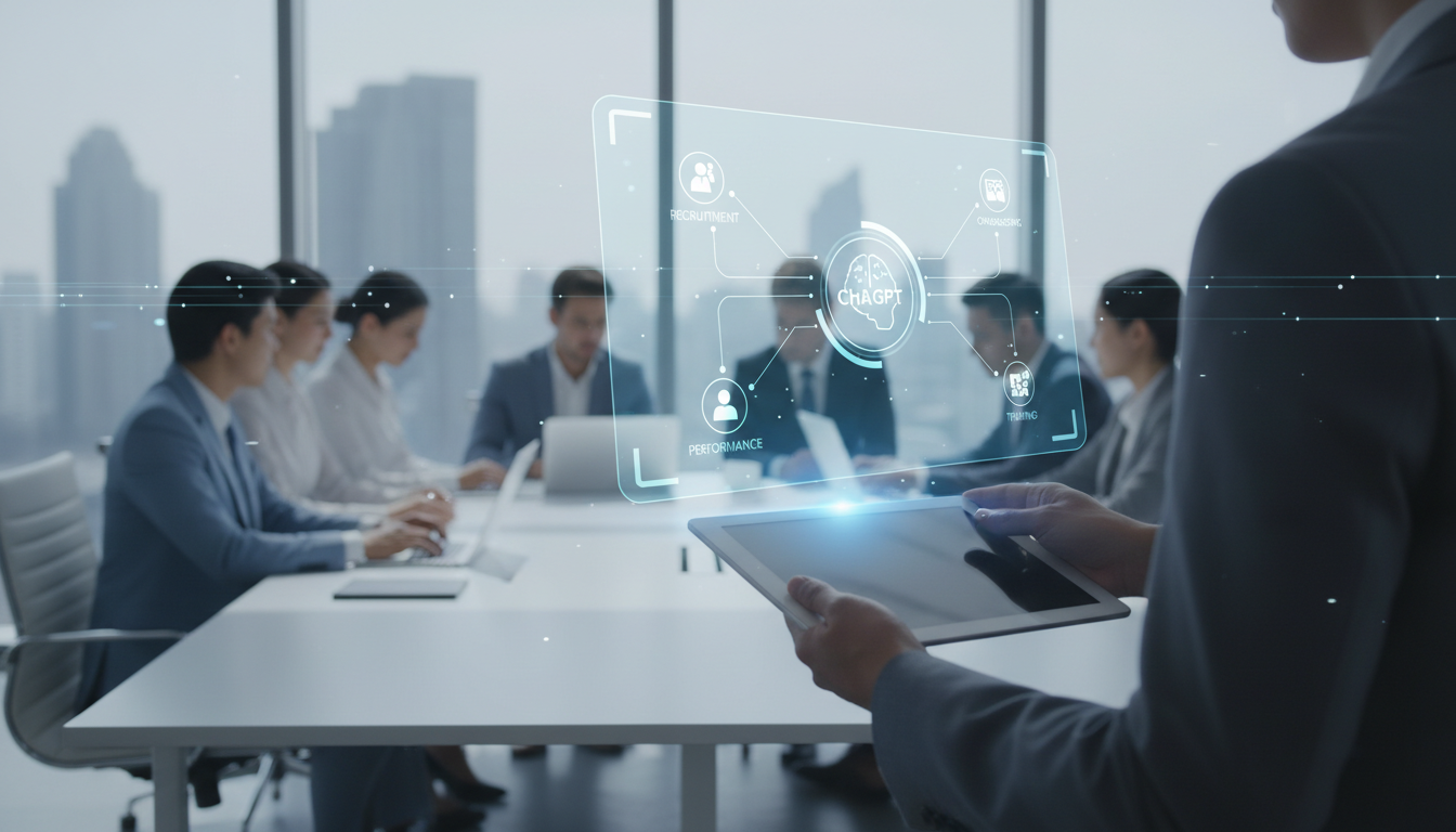 обложка для статьи про ChatGPT HR автоматизация для российских компаний