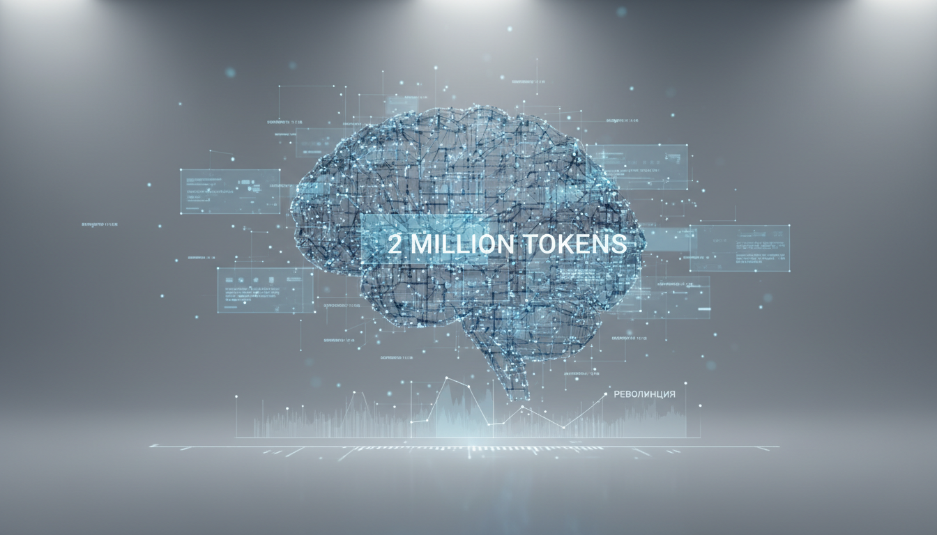 обложка для статьи про Grok AI анализ данных: Революция контекста в 2 млн токенов