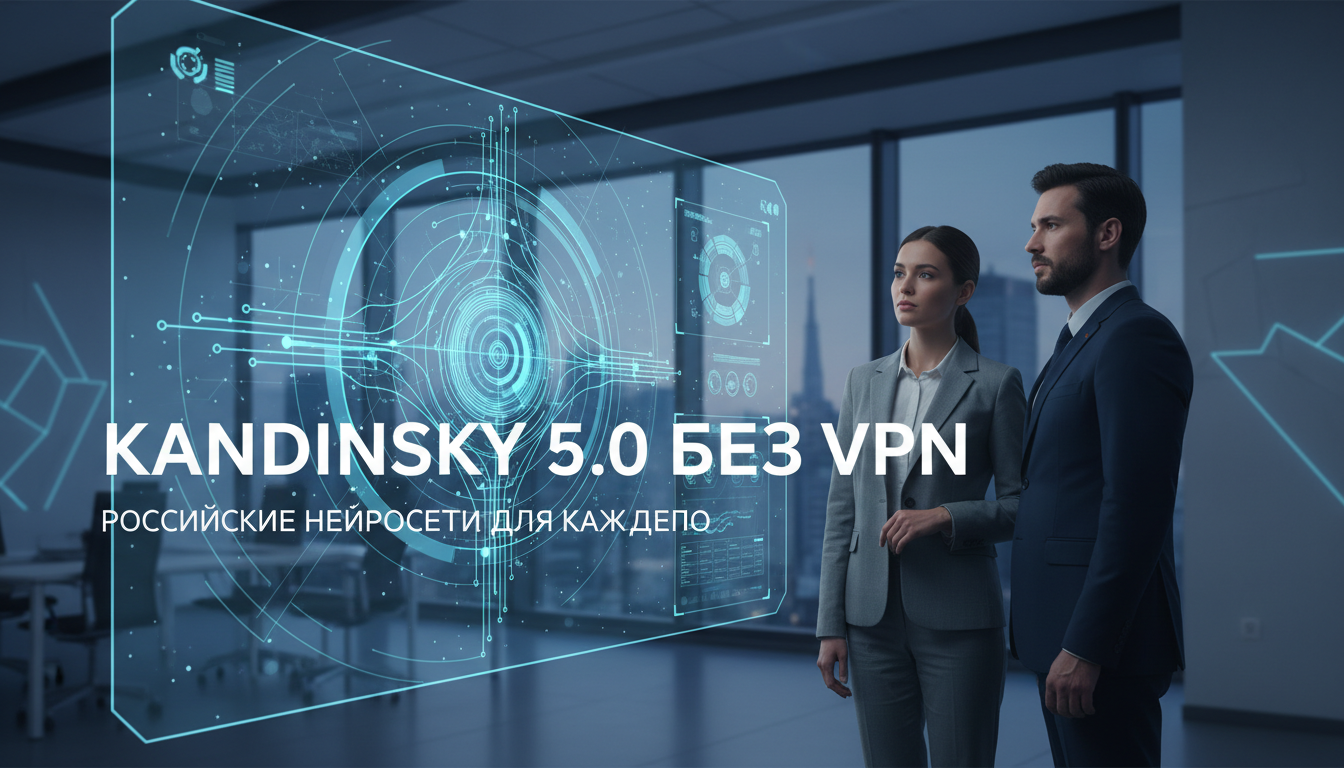 обложка для статьи про Kandinsky 5.0 без VPN: Российские нейросети для каждого