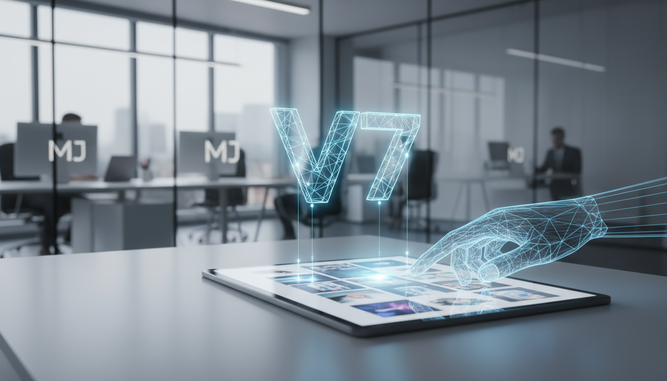 обложка для статьи про Midjourney V7 как пользоваться: Полное руководство по созданию изображений