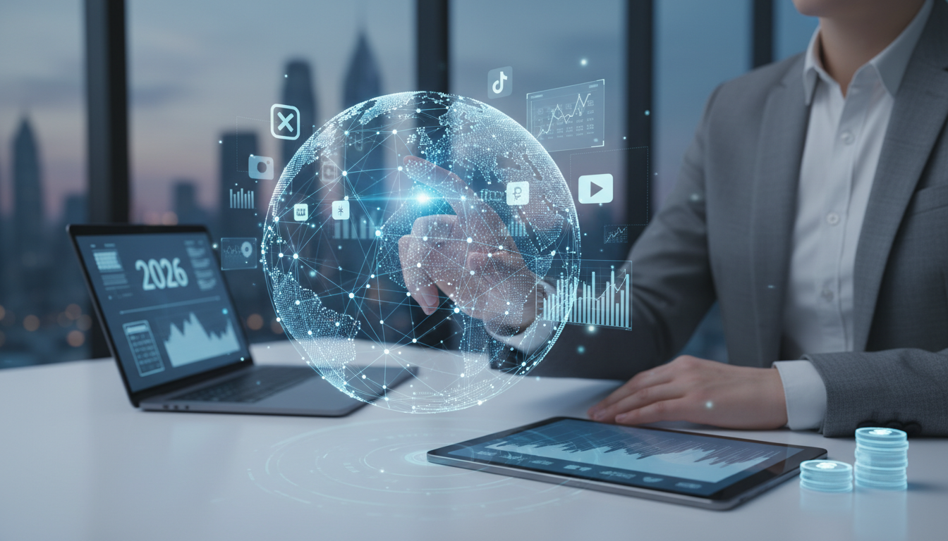 обложка для статьи про Нейросети для SMM: контент, заработок и тренды 2026