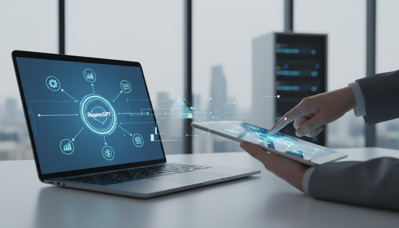 обложка для статьи про Автоматизация бизнеса с YandexGPT: Руководство по применению