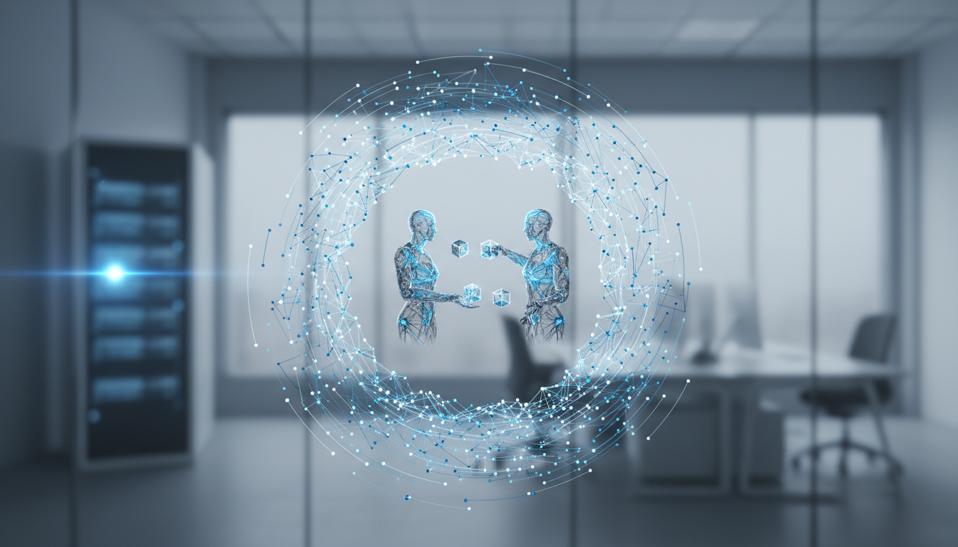 обложка для статьи про A2A протокол: Новая эра автоматизации для бизнеса