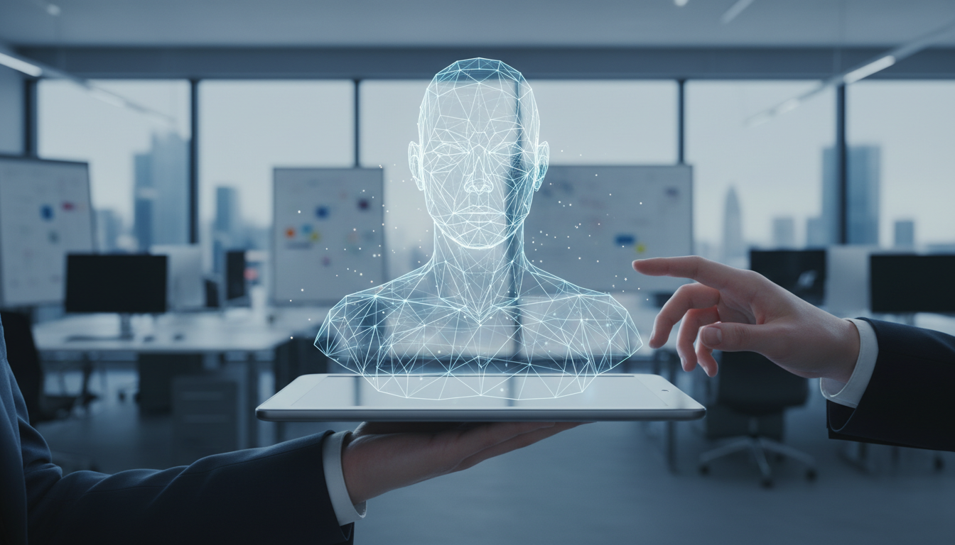 обложка для статьи про AI аватар бизнес: гайд по созданию и внедрению для вашей компании