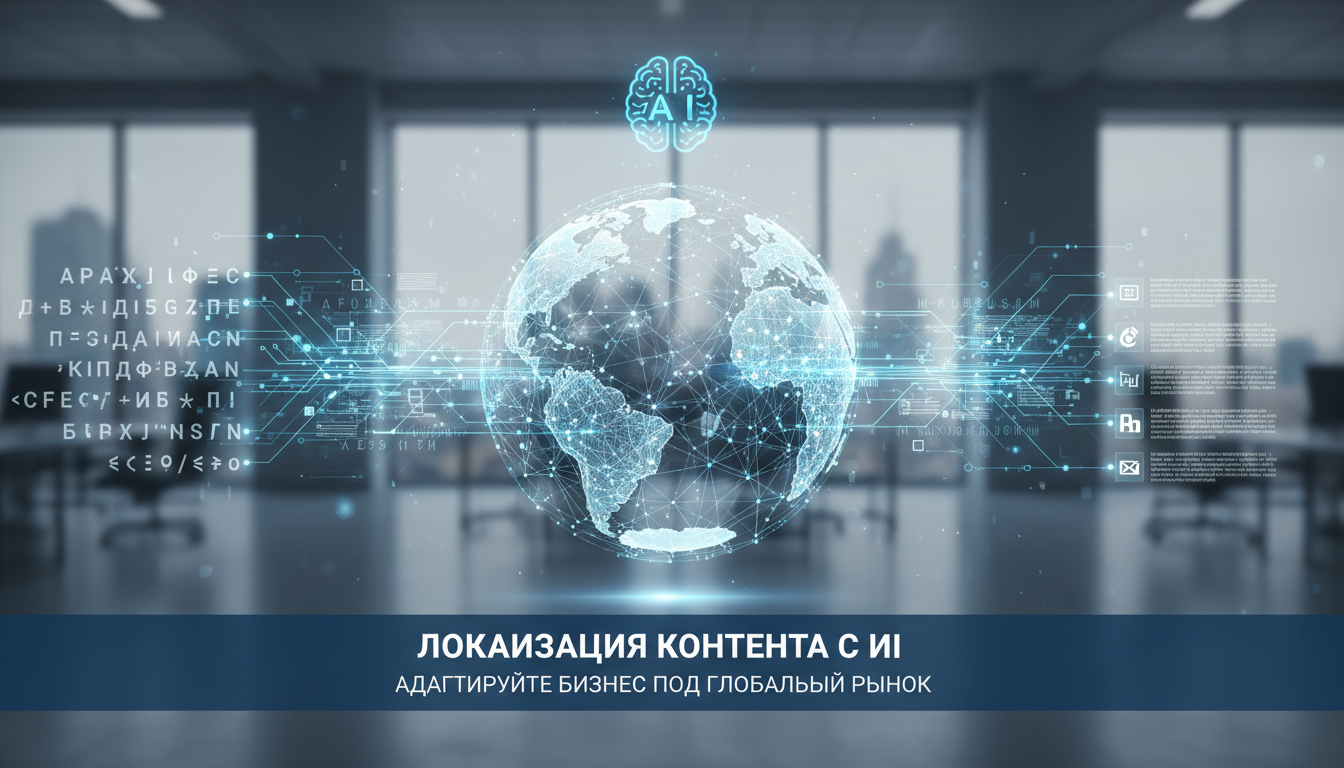 обложка для статьи про Локализация контента с ИИ: адаптируйте бизнес под глобальный рынок