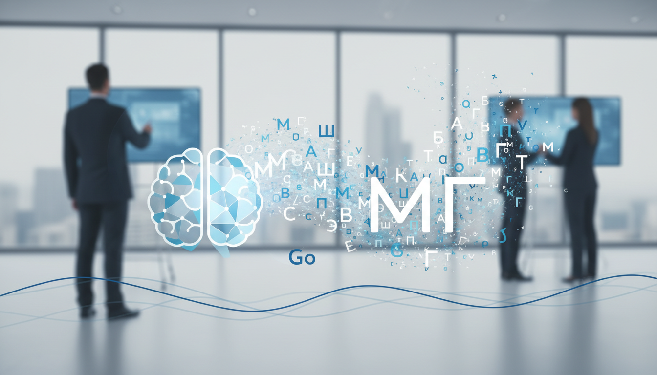 обложка для статьи про GoGPT MashaGPT без англицизмов: Чистый русский контент для бизнеса