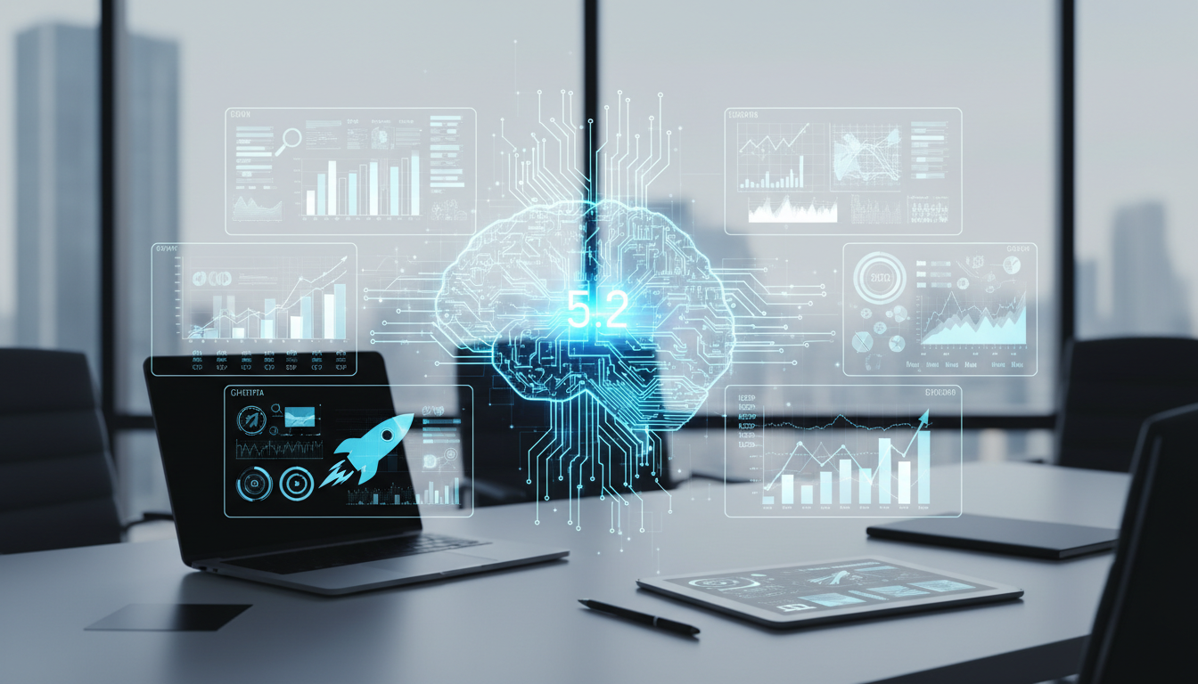обложка для статьи про GPT-5.2 реклама: Как нейросеть изменит маркетинг в России
