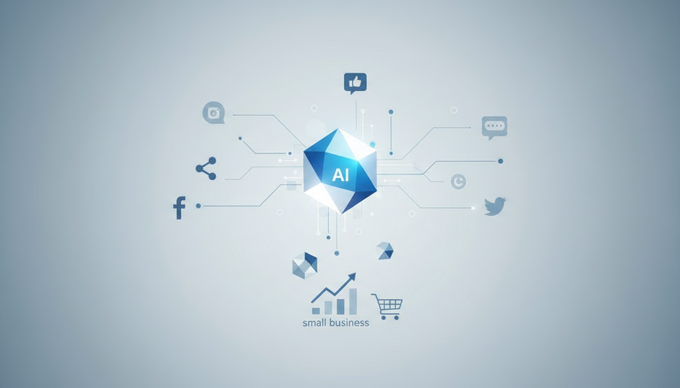 обложка для статьи про ИИ-агенты в соцсетях: Революция для малого бизнеса