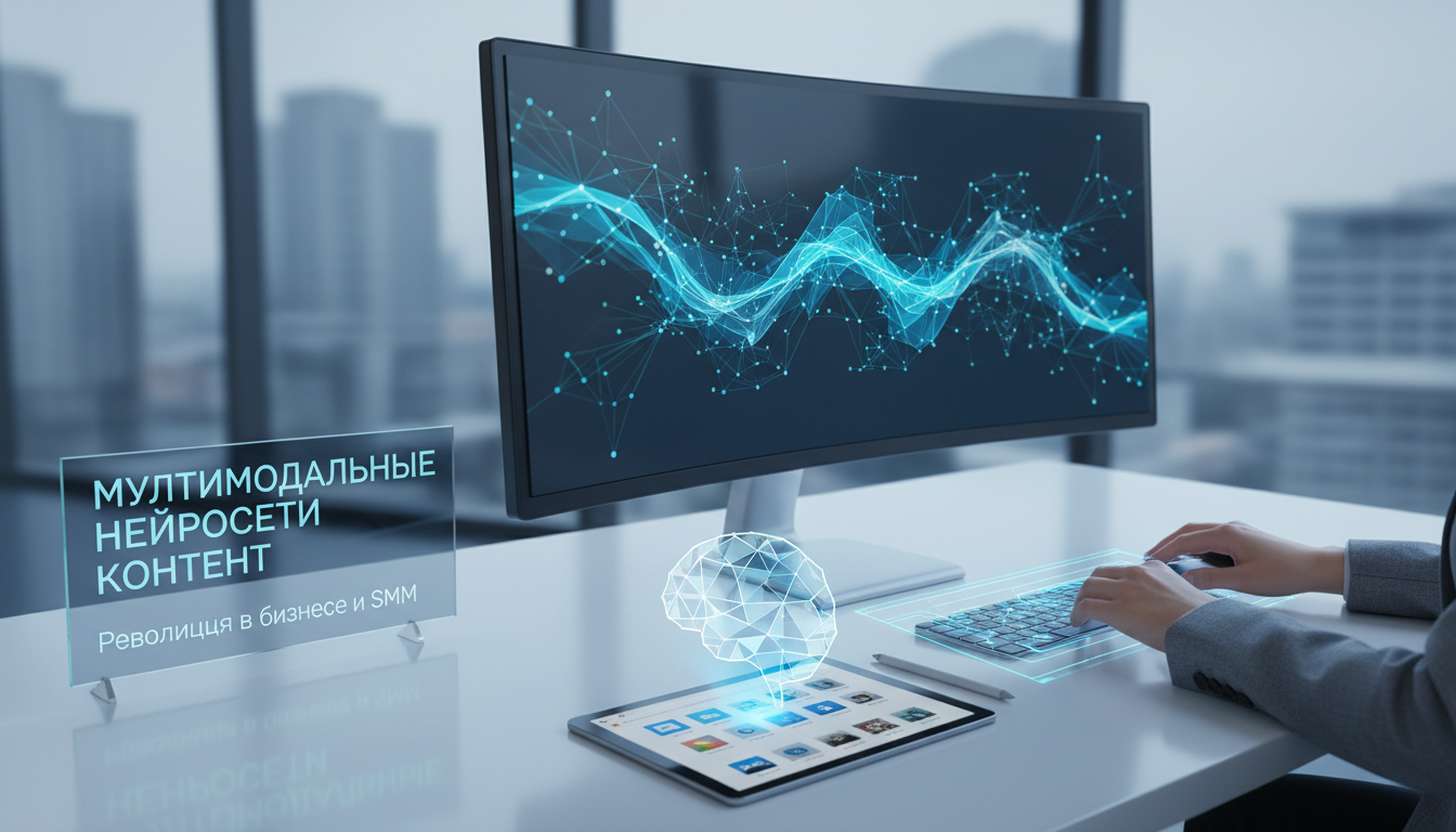 обложка для статьи про Мультимодальные нейросети контент: Революция в бизнесе и SMM