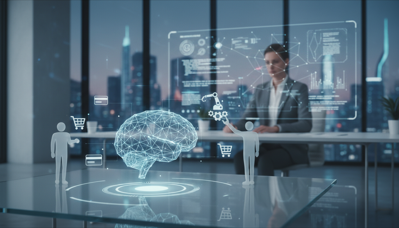 обложка для статьи про Настройка ИИ-агентов: Путеводитель по умным покупкам и автоматизации