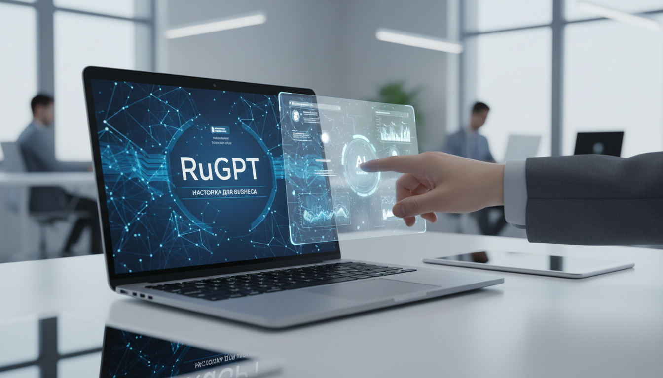 обложка для статьи про Настройка RuGPT для бизнеса: Пошаговый Гайд