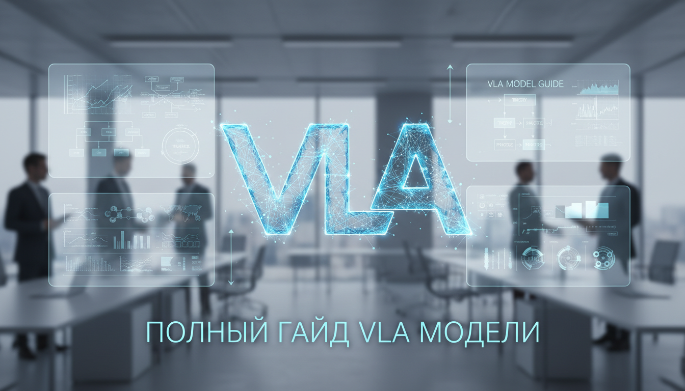 обложка для статьи про Полный гайд VLA модели: от теории к практике