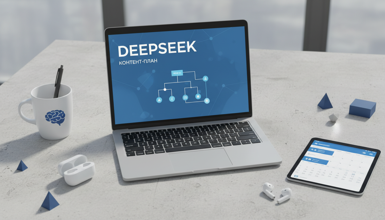 обложка для статьи про Создаем идеальный контент-план с DeepSeek: Пошаговая инструкция