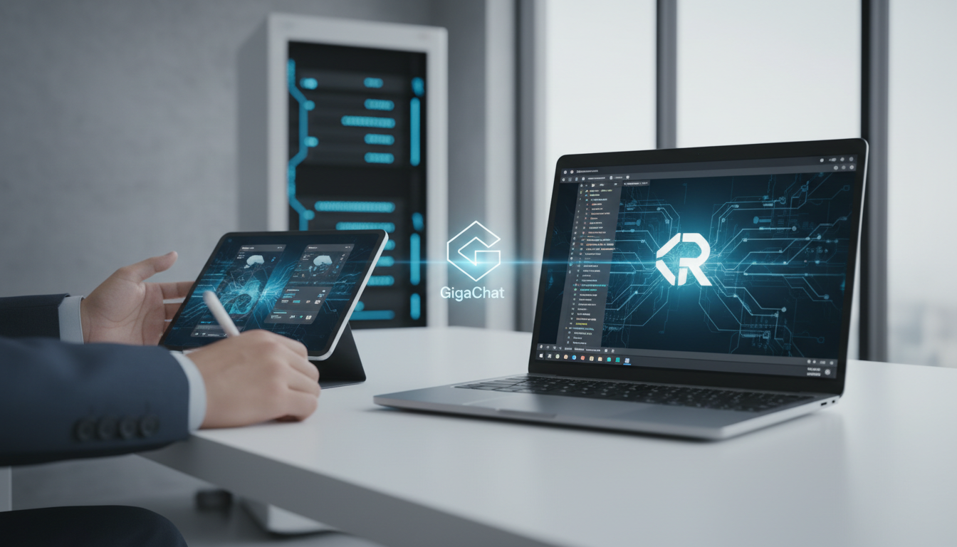 обложка для статьи про Интеграция GigaChat RuGPT: Руководство для Разработчиков Мобильных Приложений