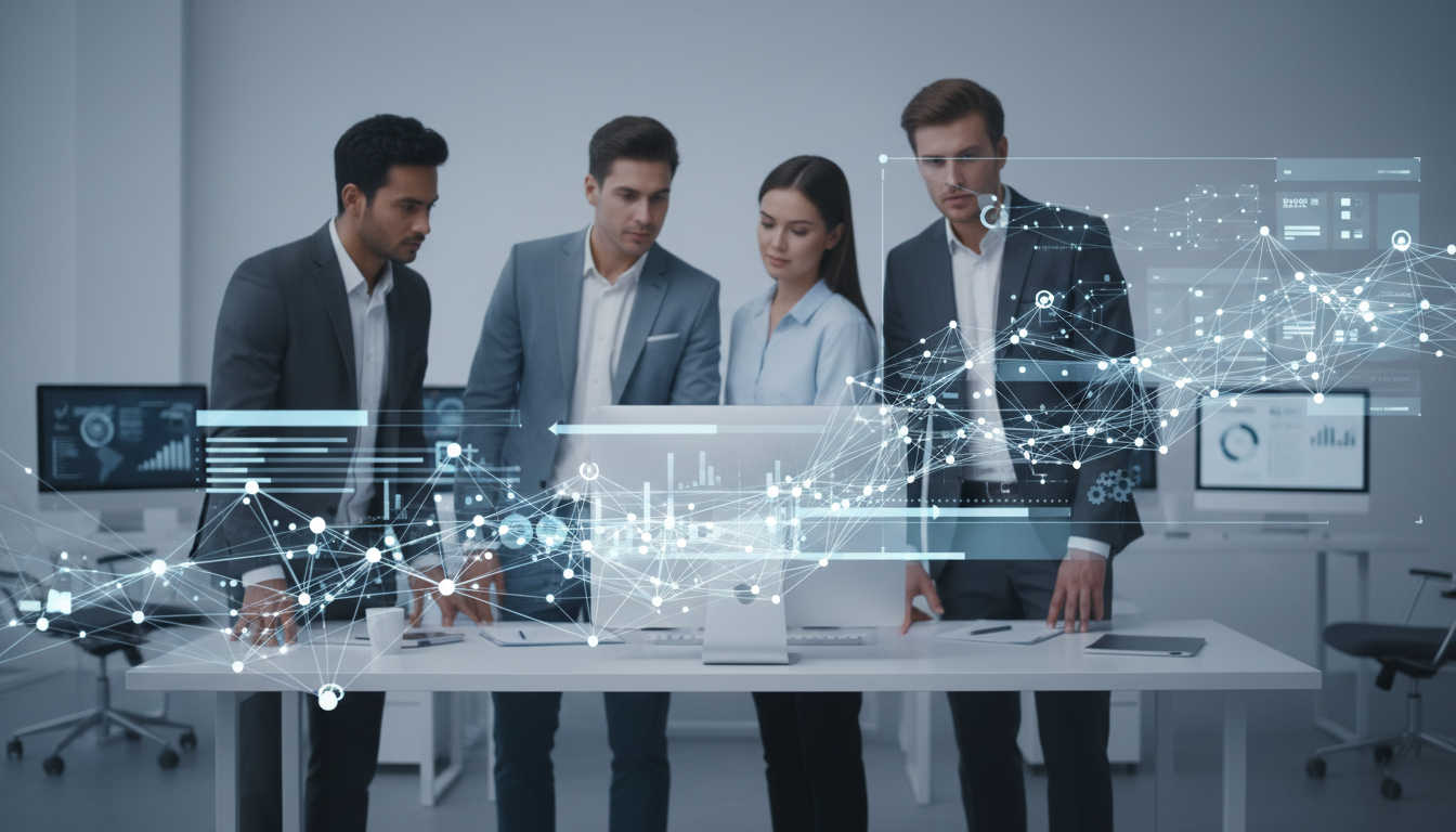 обложка для статьи про Нейросети управление проектами: трансформация Project Management