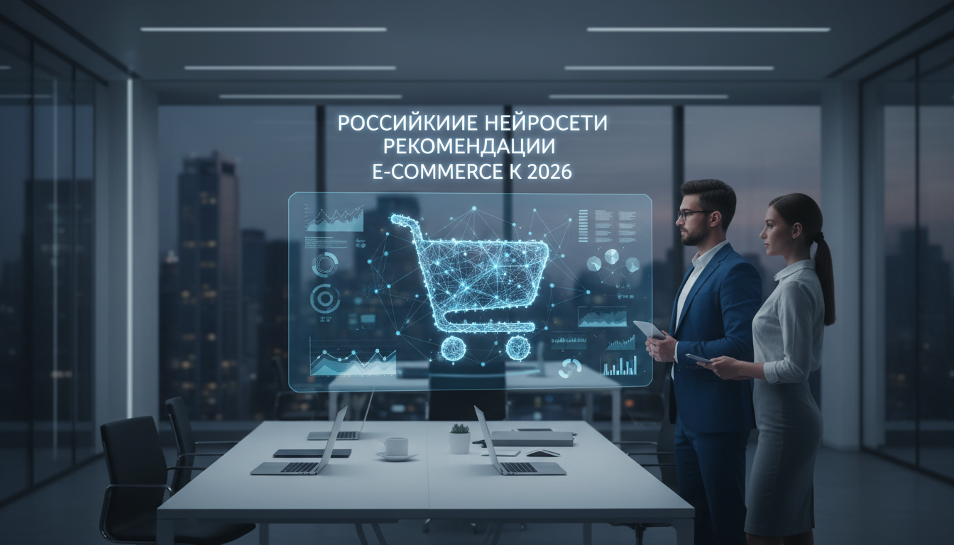 обложка для статьи про Российские нейросети рекомендации: будущее e-commerce к 2026