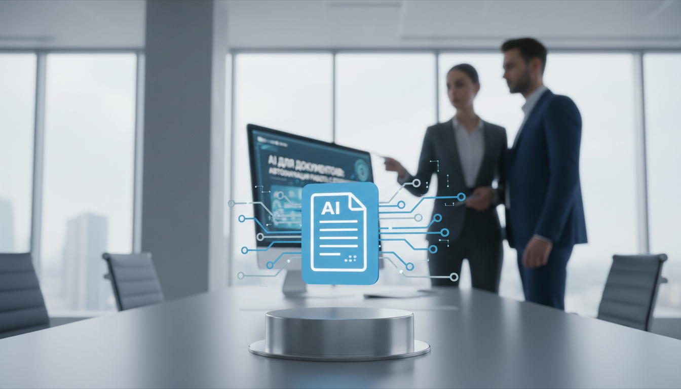 обложка для статьи про AI для документов: автоматизация работы с документами