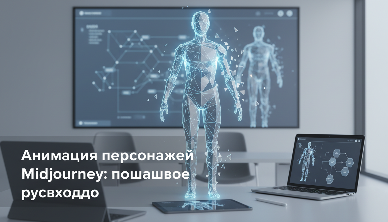 обложка для статьи про Анимация персонажей Midjourney: пошаговое руководство